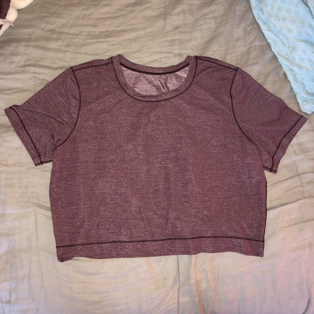 Lululemon Run The Day Crop Top